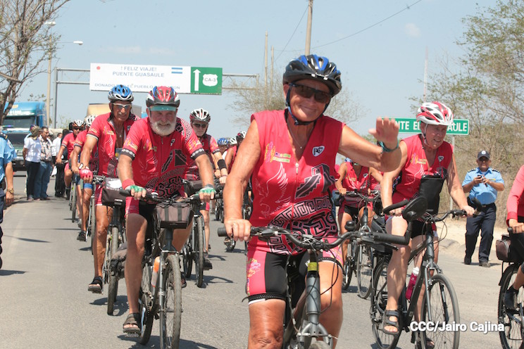 Ciclistas franceses llegan a Nicaragua para conocer nuestras bellezas